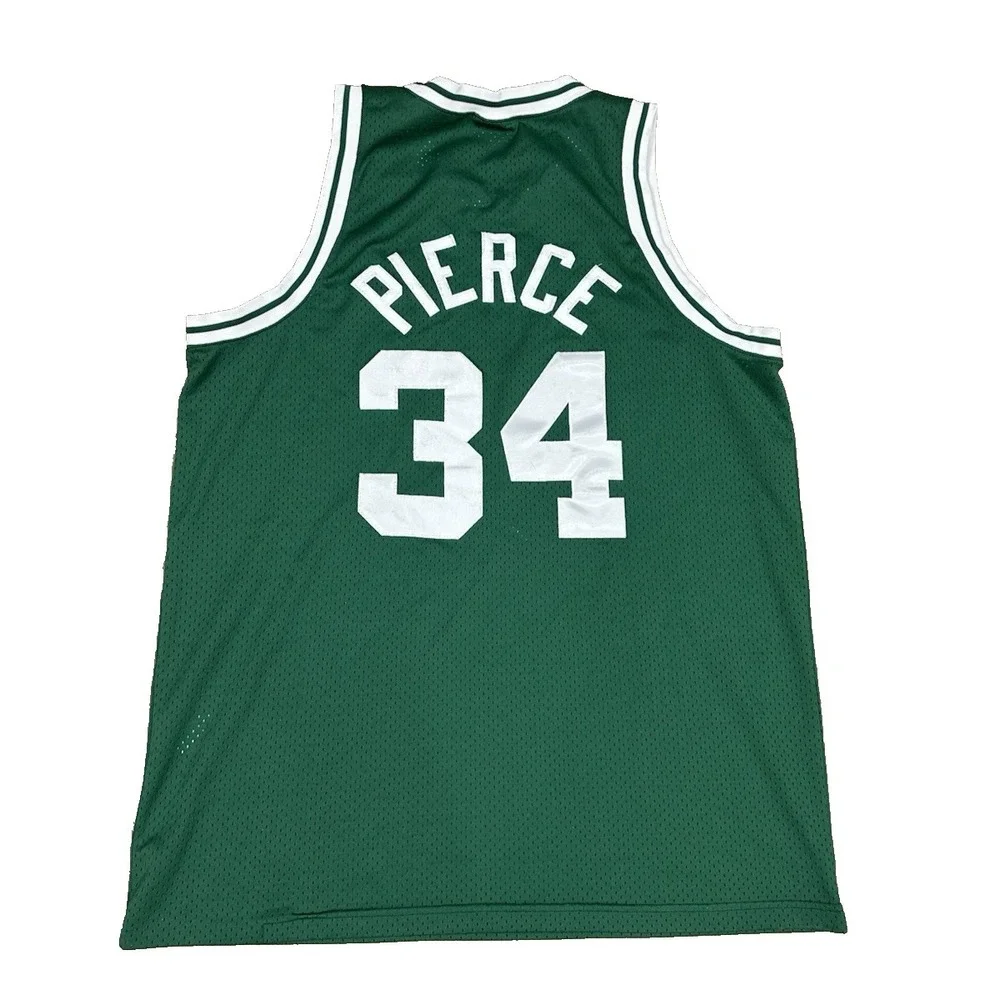 Paul Pierce Boston Celtics #34‎ Nike Mens XL Sewn Basketball Jersey Green